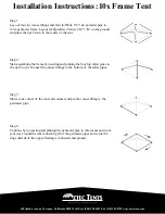 Preview for 3 page of Aztec Tents Traditional Frame Tent Install Instructions Manual