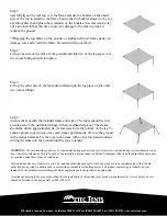 Preview for 9 page of Aztec Tents Traditional Frame Tent Install Instructions Manual