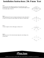 Preview for 13 page of Aztec Tents Traditional Frame Tent Install Instructions Manual