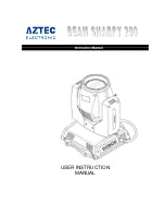 Preview for 1 page of Aztec Beam Sharpy 200 User Instruction Manual