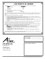 Preview for 12 page of Aztec S2H-200 Owner'S Manual