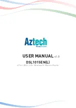 Preview for 1 page of Aztech DSL 1015EN L User Manual