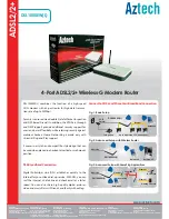 Aztech DSL1000EW(L) Speci?Cations preview