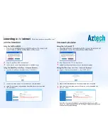 Предварительный просмотр 2 страницы Aztech DSL605E Easy Start Manual