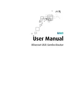 Preview for 1 page of Aztech Ethernet USB Combo Router User Manual