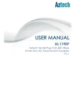 Preview for 1 page of Aztech HL119EP User Manual