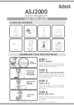 Aztech Juice Magnum ASJ2000 Easy Start Manual preview