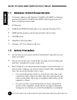 Preview for 6 page of Aztech PCI Galaxy User Manual