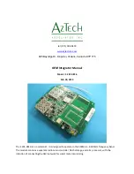 Предварительный просмотр 1 страницы Aztech S 201-0816 Oem Integrator Manual