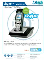 Aztech Skype V500DS-S1 Features предпросмотр