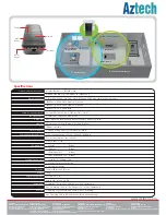 Preview for 2 page of Aztech WL576E Specifications