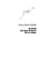 Preview for 1 page of Aztech WL578USB Easy Start Manual