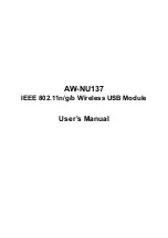 AzureWave AW-NU137 User Manual preview