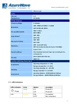 Preview for 7 page of AzureWave AW-WH036R User Manual