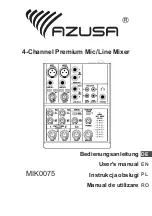 Azusa MIK0075 User Manual предпросмотр