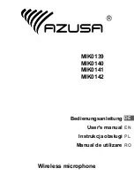 Azusa MIK0139 User Manual предпросмотр