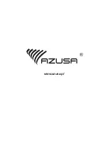 Предварительный просмотр 28 страницы Azusa URZ3397 User Manual