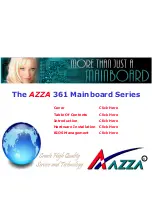 AZZA 361 User Manual preview