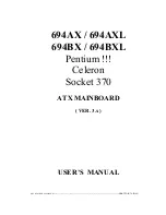 Preview for 1 page of AZZA 694AX User Manual