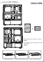 Предварительный просмотр 9 страницы AZZA IRIS 330 User Manual