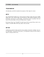 Preview for 3 page of AZZA PT-5ITB Operation Manual