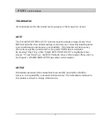 Preview for 3 page of AZZA PT-5IV Operation Manual