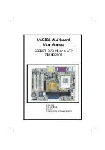 Preview for 1 page of AZZA U601BS User Manual