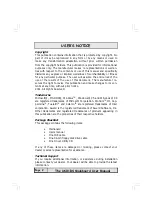 Preview for 2 page of AZZA U601BS User Manual