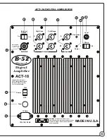 Предварительный просмотр 5 страницы B-52 ACT18 Instruction Manual