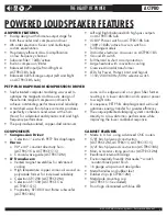 Предварительный просмотр 5 страницы B-52 ACTPRO12M Instruction Manual