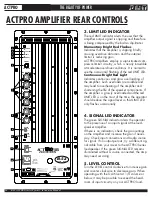 Предварительный просмотр 10 страницы B-52 ACTPRO12M Instruction Manual