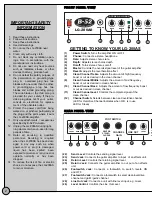 Preview for 2 page of B-52 LG-200AS Instruction Manual