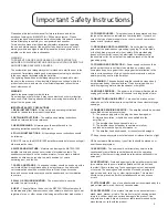 Preview for 3 page of B-52 Matrix 1500 Instruction Manual