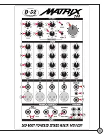 Предварительный просмотр 5 страницы B-52 Matrix 200 Instruction Manual