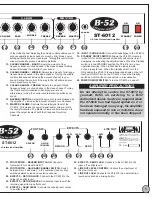 Preview for 5 page of B-52 ST-6012 Instruction Manual