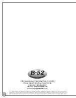 Preview for 8 page of B-52 ST-6012 Instruction Manual