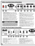 Предварительный просмотр 4 страницы B-52 ST-60A Instruction Manual