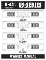 B-52 US-1200 Owner'S Manual предпросмотр