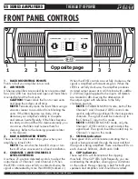 Предварительный просмотр 8 страницы B-52 US-5000 Owner'S Manual