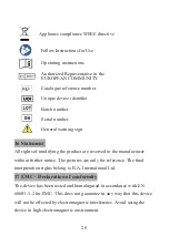 Preview for 22 page of B.A. International BA-OPTIMA 10 Instructions For Use Manual