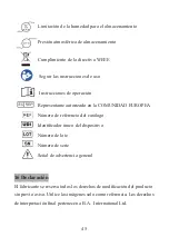 Preview for 47 page of B.A. International BA-OPTIMA 10 Instructions For Use Manual