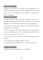 Preview for 151 page of B.A. International BA-OPTIMA 10 Instructions For Use Manual