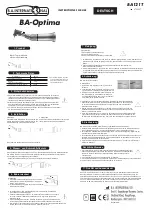 Предварительный просмотр 4 страницы B.A. International BA-Optima BA121T Instructions For Use