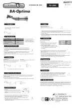 Предварительный просмотр 5 страницы B.A. International BA-Optima BA121T Instructions For Use