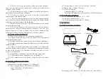 Preview for 4 page of B.A. International BA OPTIMA E+ BAE380R Instructions For Use Manual