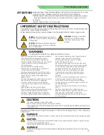 Preview for 3 page of B-Air 2820 CFM Instruction Manual