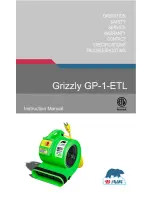 B-Air GRIZZLY GP-1-ETL User Manual preview