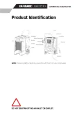 Предварительный просмотр 4 страницы B-Air VANTAGE LGR 2200 Manual