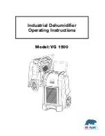 B-Air VG 1500 Operating Instructions Manual preview