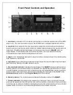 Предварительный просмотр 8 страницы B-AMP Bergantino Owner'S Manual